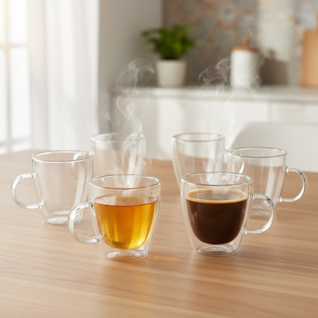 Borosilicate Breakfast Mug 270ml (Set of 6)