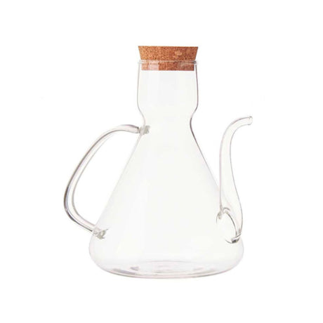 Borosilicate Oil Bottle With Cork Lid 750ml