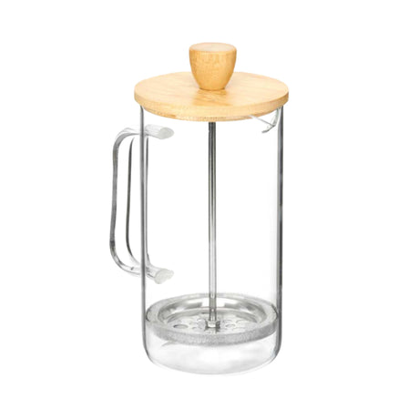 Borosilicate Teapot With Plunger Bamboo Lid 600ml