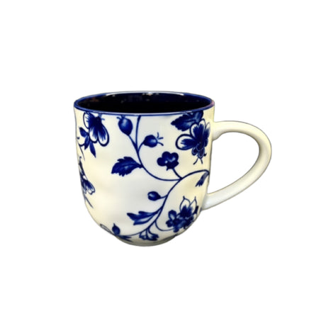 Breakfast Serving Coffee Cup 400ml Blue