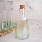 Water Carafe With Cork lid 1.5L Soft Green