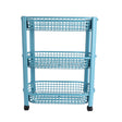 Three Layer Kitchen Storage Rack Blue