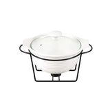 Round Burner Dish With Stand Small