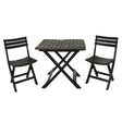 Camping Set Anthracite (Set of 3)