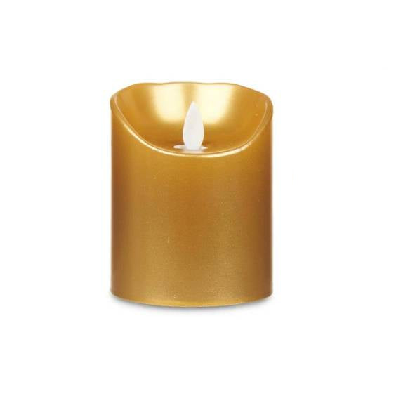 Candle Flame Gold Led 15cm