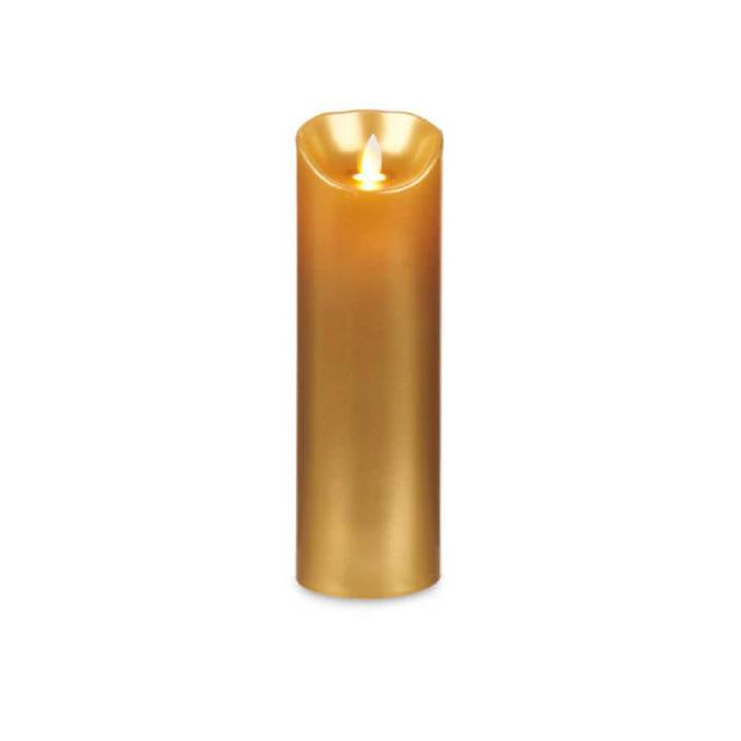 Candle Flame Gold Led 24cm