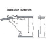 Gas Lift For Cabinet 100N