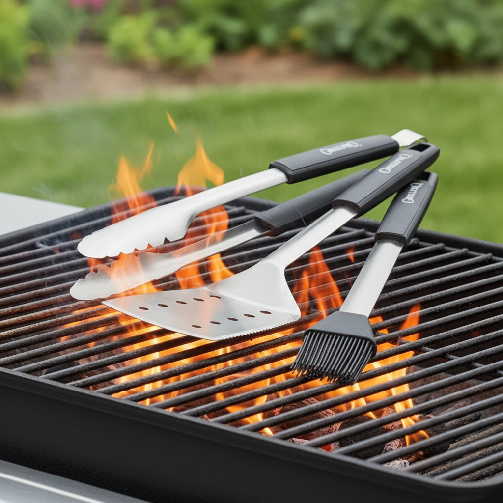 Grill Mark Deluxe BBQ Utensils Set 3pcs