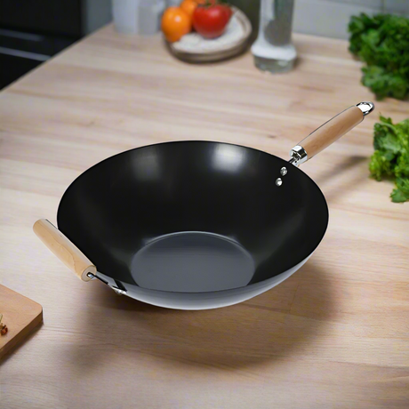 Carbon Steel Wok 35cm