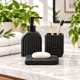 Ceramic_Bathroom_Set_Ribbed_Black_Set_of_3_Pcs
