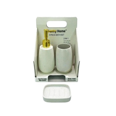 Ceramic Bathroom (Set of 3pcs)
