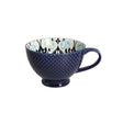 Ceramic Breakfast Santorini Coffee Mug Blue 355ml