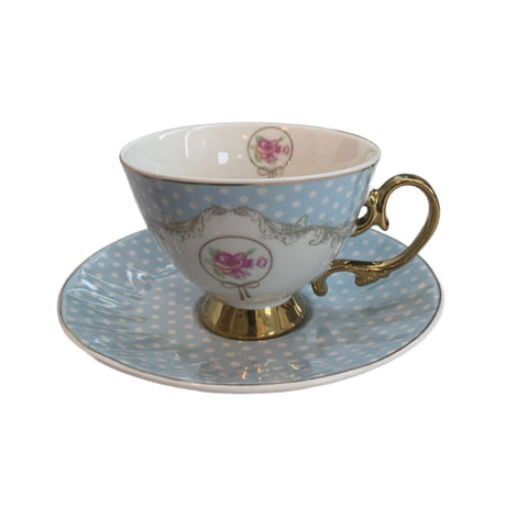 Ceramic Coffee Cup With Saucer