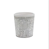 Ceramic Gray Flower Pot Mix 4 Designs