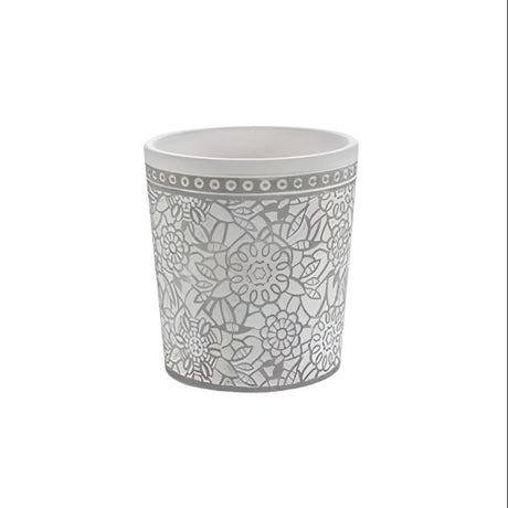 Ceramic Gray Flower Pot Mix 4 Designs