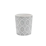 Ceramic Gray Flower Pot Mix 4 Designs
