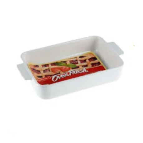 Ceramic Rectangle Dish 10" White