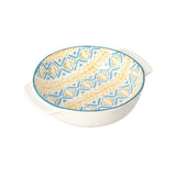 Ceramic Serving Pan 9" Green & Yellow