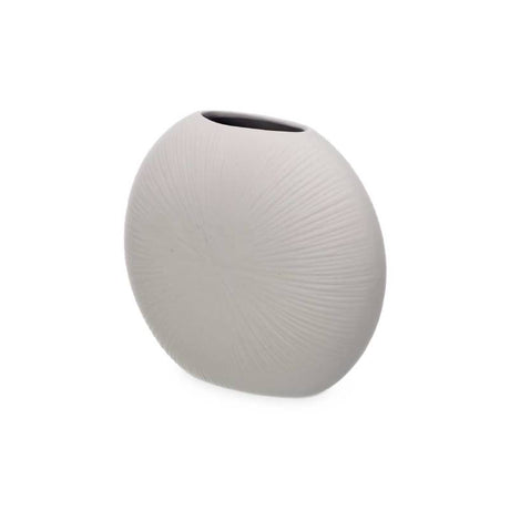 Ceramic Vase Circular 29cm Grey