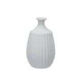 Ceramic Vase Narrow Neck 31cm White