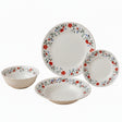 Danny Home Dinner Set 24pcs Floral White