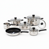 Stainless Steel 10 Pcs Cookware Set