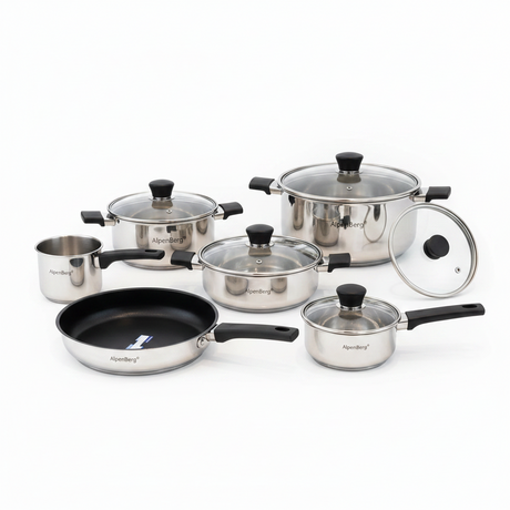 Stainless Steel 10 Pcs Cookware Set