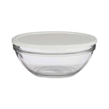 Chefs Round Lunch Box With White Lid 2500ml