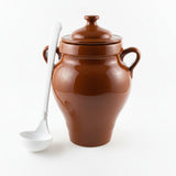 Clay Jar 2500ml With Plastic White Spoon