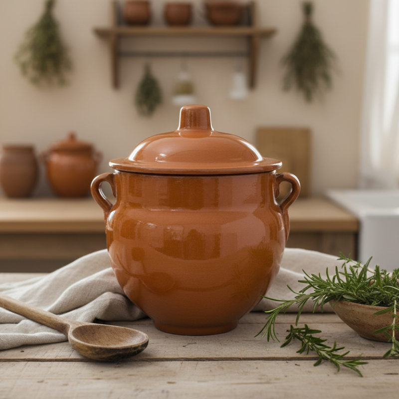 Clay Jar With Handles 800ml