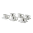 Coffee Cup With Saucer 420ml (Set of 6pcs)