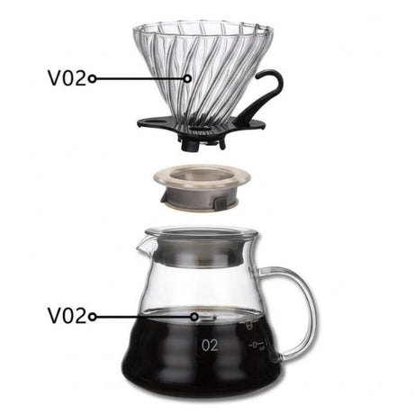 V60 Coffee Dripper Set With Range Server