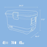 Coleman Pro Series 45-Q Hard Ice Chest Cooler