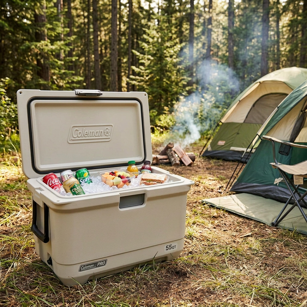 Coleman Pro Series 55QT Wheeled Ice Box Cooler