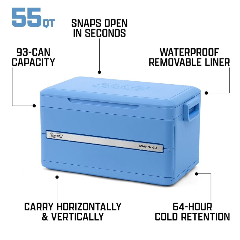 Coleman Snap-N-Go 55-Quart Ice Cooler