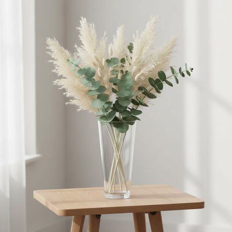 Conical Glass Vase 30cm