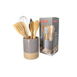 Cooking Spoon (Set of 8pcs) Grey