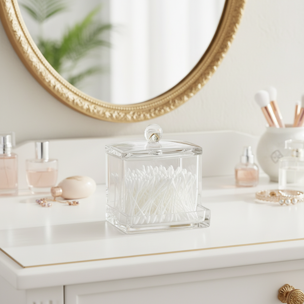 Cotton bud holder Plastic