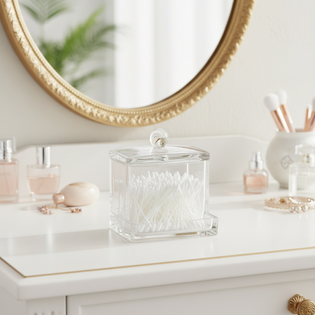 Cotton bud holder Plastic