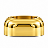 Curved Tissue Box Gold