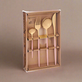 Cutlery Set of 8pcs Gold & Pink