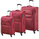 Delsey Cuzco Luggage Set 3Pcs Red