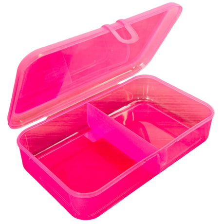 HUR Plastic Duo Lunch Box Pink