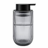 Frosted Glass Hand Soap Dispenser Black 320ml
