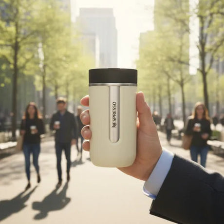 Nespresso Travel Mug Nomad Acero Beige 400ml