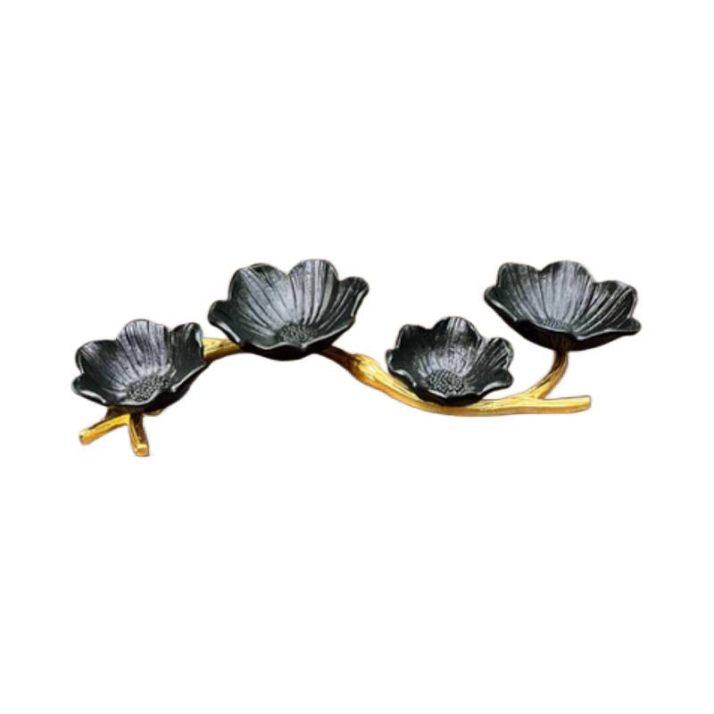 Damascus Branch Four Nos Black & Gold