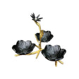 Damascus Dry Fruit Serving Stand Gold & Black