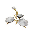 Damascus Dry Fruit Serving Stand Silver & Gold