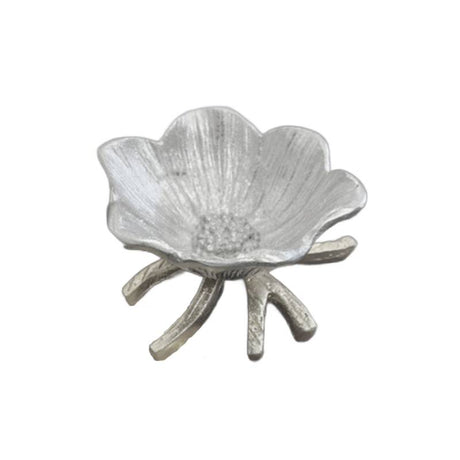 Damascus Flower Dish Silver