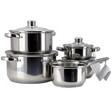 Danny Home Stainless Steel Cookware 9 Pcs Set